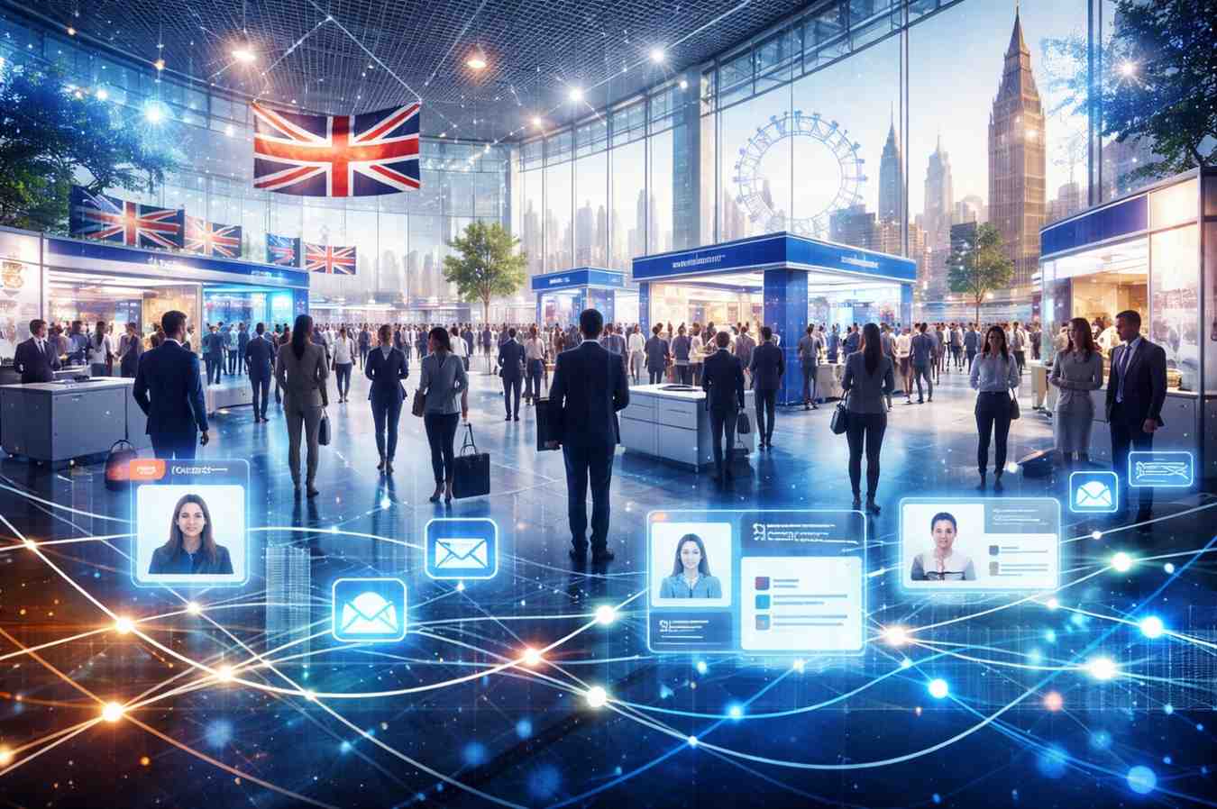 UK 2026 event networking illustration